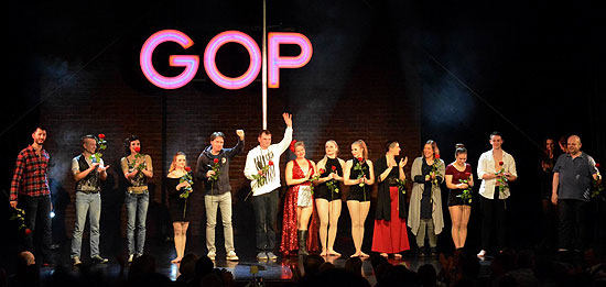 GOP Varieté Theater München „Backstage“.  Das Programm des GOP Variete-Theaters vom 15. März bis 23. April 2017 (©Foto. Ingrid Grossmann)